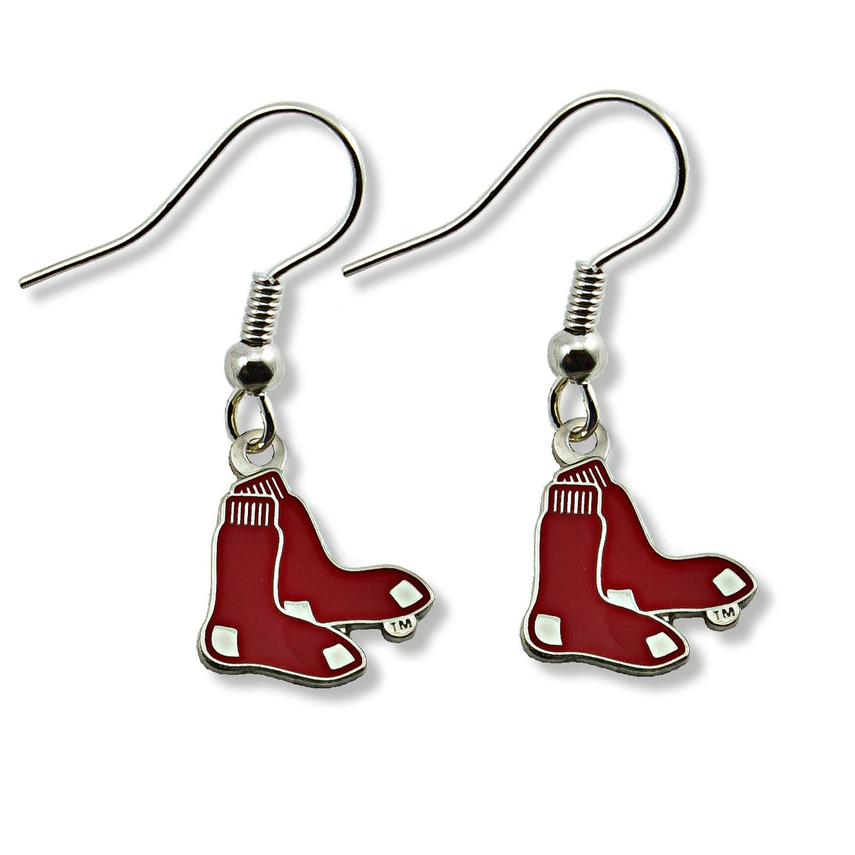 Boston Red Sox Logo Dangler Earrings – MLB Fan Jewelry by Aminco