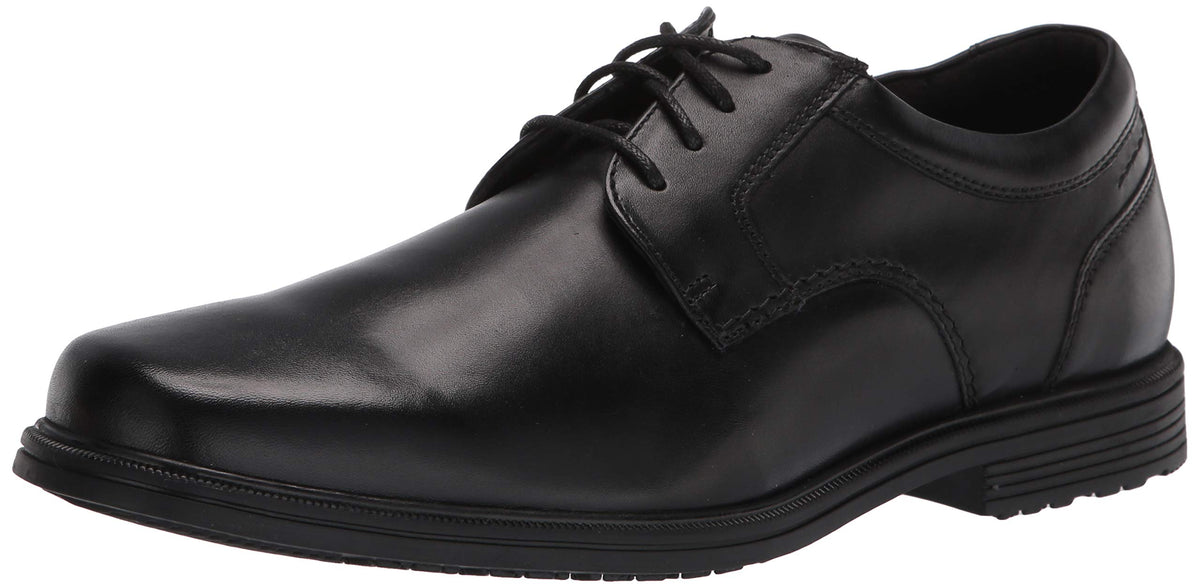 Rockport mens Rockport Mens Robinsyn Waterproof Plain Toe Oxford Black 9.5 US